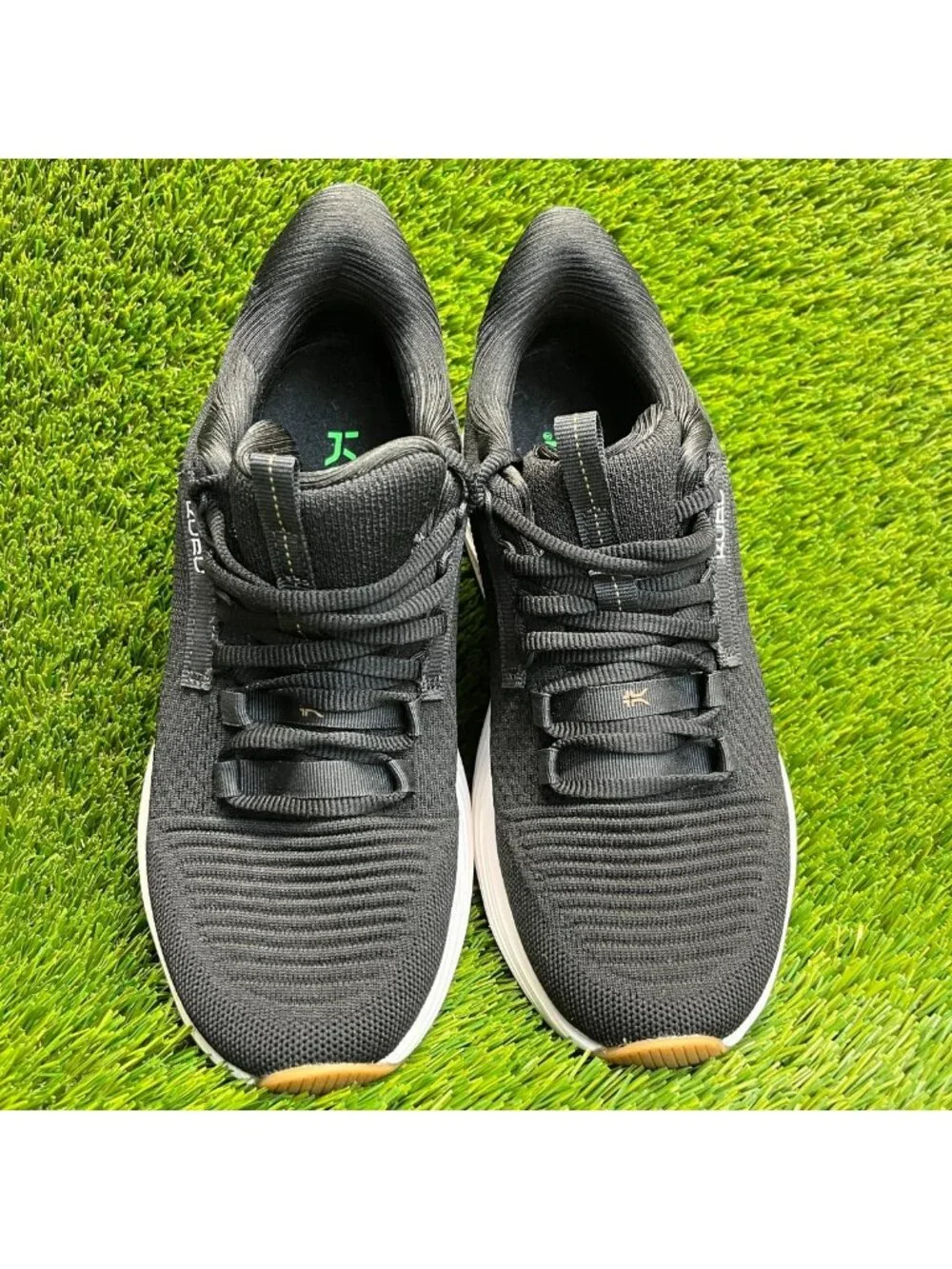 Kuru Atom 2 Womens Size 8.5 Black White Athletic Running Walking Shoes Sneakers